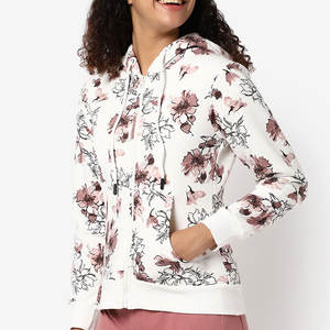 Sweat à capuche uni de couleur unie pour femmes vente en gros de sweat à capuche en coton matériel personnalisé pour femmes - Product Image 3