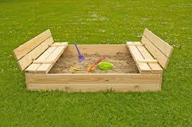 Stevig En Duurzaam Tuinmeubilair Voor Kinderen Acacia Hout Zandbak Kinderen - Product Image 4