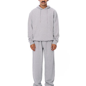 เสื้อฮู้ดแบบสวมศีรษะของผู้ชายเสื้อมีฮู้ดแบบโอเวอร์ไซส์ทำจากผ้าฝ้าย100% โลโก้ได้ตามต้องการ - Product Image 3