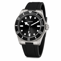 Nouvelle montre mécanique automatique pour homme avec logo personnalisé, cristal saphir, étanche 5ATM, acier inoxydable, 41 mm, OEM disponible, 160