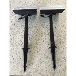 Consciot Set di 6 Faretti Solari Moderni con 54 LED, 7 Colori Cangianti, Impermeabili IP67, Faretti Solari da Esterno per Giardino - Product Image 1