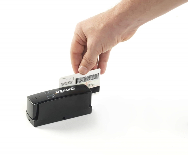 3M CR100M Document Passport Reader USB Interface 80mm Max Paper Size CMOS Laser Technology Simple Hand-Swipe Operation Used