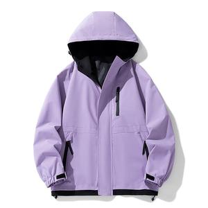 Polyester Softshell Material Custom Solid Plain <b>Jacket</b> For <b>Men</b> High Quality Breathable Warm Heavy-weight Windproof <b>Men's</b> <b>Jacket</b> - Product Image 2