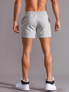 Pantalones cortos atléticos de gimnasio de moda de alto rendimiento pantalones cortos de fitness al por mayor pantalones cortos de gimnasio para hombre negros personalizados para hombre - Product Image 2