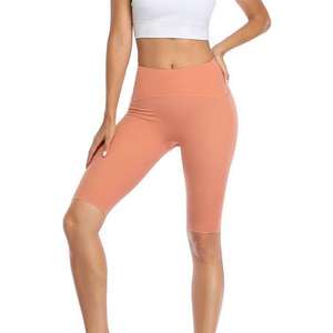 Short de yoga de gymnastique taille haute XL pour femmes Leggings de vêtements de sport avec logo gratuit personnalisé pantalon en Spandex d'hiver solide décontracté imprimé sans couture - Product Image 6