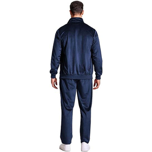 Custom Made Wholesale OEM Training Wear <b>Men</b> Plain <b>Velvet</b> Windproof Breathable 2 1 Streetwear Tracksuit Sweatpants <b>Jacket</b> Hot - Product Image 6