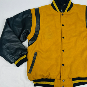 Chaqueta Bomber Varsity con Bordado Personalizado, Prenda Exterior de Primera Calidad, Estilo Clásico Urbano, Impermeable - Product Image 4