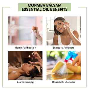 Aceite Esencial de Copaiba 100% Puro de Grado Terapéutico para Uso Corporal, Hidratante, Aclarante, Reafirmante, Nutritivo, para Pérdida de Peso - Product Image 4