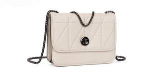 Borsa a Tracolla in Pelle con Catena per Donna - Product Image 4
