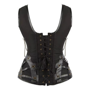 2025 Premium Quality <b>Corset</b> Sexy Bustier Top <b>Gothic</b> Body Shaping Shapewear Leather <b>Corset</b> Vest Women Body Slimming Belly <b>Corset</b> - Product Image 3