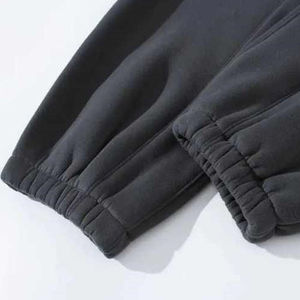 Cheap Price Bulk Men Custom Cotton Winter <b>Fleece</b> Men's <b>Trousers</b> Men's Casual Cotton <b>Fleece</b> Jogger Pants with Elastic Cuffs - Product Image 4