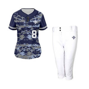 Diseña Tu Propio Conjunto de Uniforme de Softbol para Hombre de Manga Corta, Transpirable y de Secado Rápido con Nombre y Logotipo del Equipo Personalizados - Product Image 1
