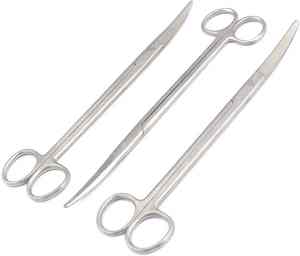 กรรไกรผ่าตัดตรงคม/ทู่ | กรรไกรผ่าตัด Mayo สแตนเลสปรับแต่งโดย hexa Care - Product Image 3