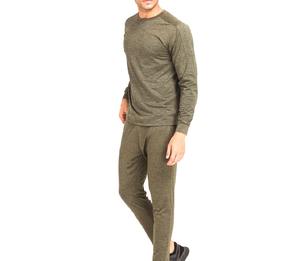 Hombres chándal ropa de calle de alta calidad personalizado algodón polar Jogging cuello redondo entrenamiento chándal diseño de servicio OEM - Product Image 3