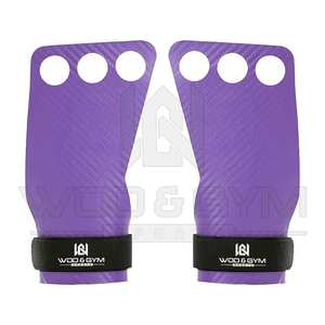 High Quality 3-Hole Carbon Fiber <b>Gymnastics</b> Hand Grips for Sports Gym Fitness Customizable Wholesale From Factory Supply - Product Image 1