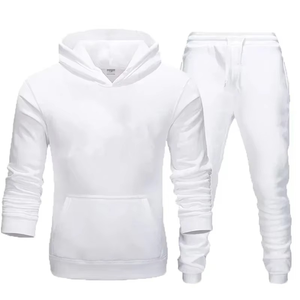 2025 basique hommes ensembles de vêtements de sport respirant sweat à capuche pantalon hiver Fitness hauts Joggers survêtements 2 pièces/ensembles pour la salle de sport - Product Image 2