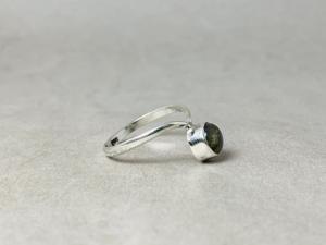 925แหวนเงินสเตอร์ลิงธรรมชาติสีฟ้าหรูหราแหวนอัญมณีทรงกลมเรียบแหวนสวมนิ้วทำด้วยมือเครื่องประดับหิน - Product Image 4