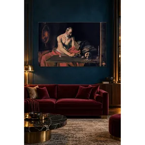 Impression sur toile de Fida Caravaggio Saint Jerome - Product Image 1
