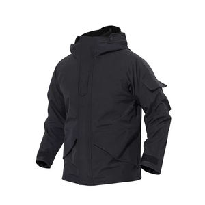 Chaqueta Softshell para Hombre, Nueva Llegada, Chaqueta de Invierno Personalizada de Alta Calidad con Cuello Alto y Mangas Largas, Tela de Lona, OEM - Product Image 3
