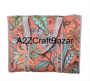 Sac fourre-tout à bandoulière longue en coton 100% rayé fait à la main pour femmes - Design indien écologique Grand (>50cm) - Product Image 5