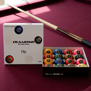 Bolas de Billar Diamond - Set de TV con Pantalla de 57.15mm para Pool Flip |   Edición de Partido de TV |   Hecho en Corea |   Resina Fenólica - Product Image 1