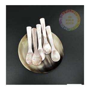 Utensilio de postre de cuchara y concha de perla de lujo a granel para conceptos de hospitalidad costera y tiendas de regalos de exportación - Product Image 6