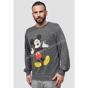 Personalizado cuello redondo 100% algodón polar francés Terry tejido de punto sudadera al por mayor cuello redondo Digital impreso sudadera - Product Image 4