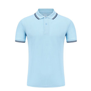 Chemises polo de haute qualité, été, 100% polyester, polo de golf uni, logo personnalisé, broderie lâche, chemise polo pour homme - Product Image 4