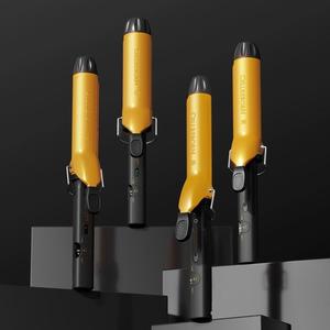 Fer à friser en céramique édition or et noir, styler électrique portable avec affichage LED de la température pour la maison et l'hôtel - Product Image 2