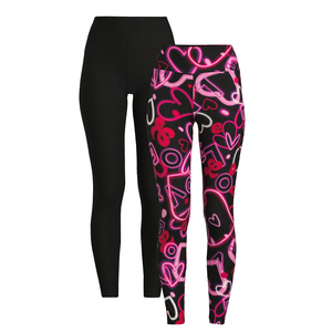 New Best Women <b>Summer</b> <b>Leggings</b> Spandex/Polyester Eco-Friendly Quick Dry Breathable Customizable Sublimation Printing High - Product Image 1