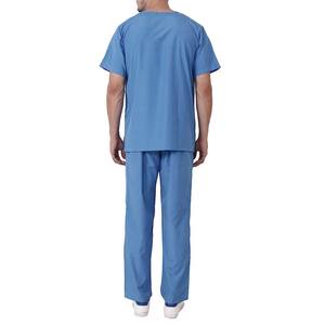 Hommes Mode Uniforme Scrubs Costume Vente en Gros Scrubs Uniformes Infirmière Médicale Stretch Scrubs - Product Image 3