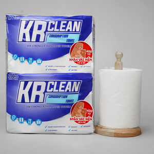 Krclean 15x15cm Toallitas de tela no tejida Respetuoso con el medio ambiente y asequible 400 hojas para mamá y bebé - Product Image 6