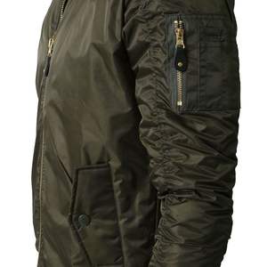 Veste bomber pour homme grande taille, fabrication sur mesure OEM, imprimée, dernière arrivée, hiver, manches longues, chaude - Product Image 3