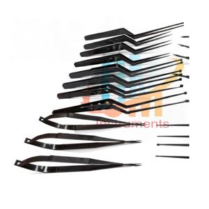 Ensemble d'instruments de micro-neurochirurgie Kamiyama de haute qualité, 20 pièces, précision, acier inoxydable revêtu de plasma noir, autoclave - Product Image 4