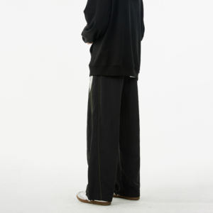 Custom Casual Wear Track Pants Loose Baggy Wide Leg Nylon <b>Light</b> <b>Weight</b> Windproof Mens Vintage Cargo Trackpants men's <b>trousers</b> - Product Image 4