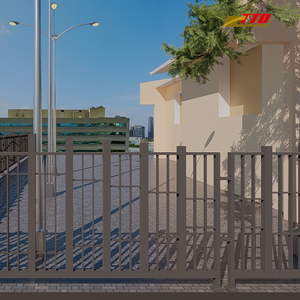 Valla de hierro hecha a medida con servicio de modelado 3D Diseño duradero ecológico para seguridad de entrada y jardín - Product Image 2
