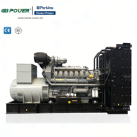 Générateur diesel 5 MW, démarrage automatique, démarrage à distance, ATS, châssis ouvert, 50 Hz, GB POWER