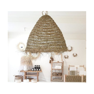 Lámpara de algas marinas hecha a mano, 100% Natural, alta calidad, 99 DATOS dorados - Product Image 1