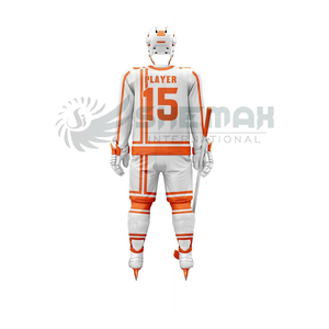 Yeni varış özelleştirilmiş buz hokeyi üniforma Set rahat ve nefes düz boyalı OEM takım adı baskı ile ucuz fiyat - Product Image 4