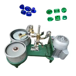 Pulidora de ángulo de disco doble, rectificadora y pulidora de piedras preciosas, máquina de facetado, motor central, rectificadora de superficie de piedras preciosas - Product Image 2