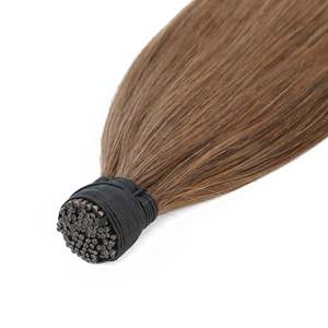 ผมต่อแบบ I-Tip Remy 8 นิ้ว ลอนธรรมชาติ สีน้ำตาลกลาง 9A - Product Image 4
