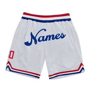 Industrie Direct Engro Sportswear Short de basket-ball blanc Royal authentique confortable personnalisé - Product Image 1