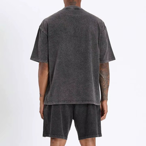 T-shirt en coton uni pour homme, basique, confortable, doux, fabrication OEM ODM - Product Image 2