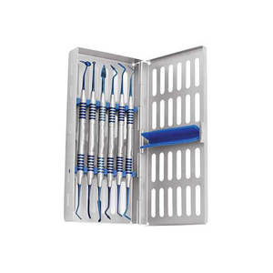 Instrumento de llenado compuesto Dental de alta calidad, instrumentos de mango antiadherente azul recubierto de titanio - Product Image 6