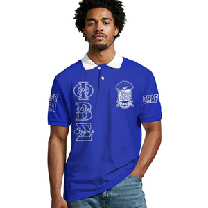 Phi Beta Sigma 1914 para Camisa 100% Algodón 220 GSM Bordado en Chenilla Divine Nine Hermandad Griega Vintage Heritage - Product Image 4