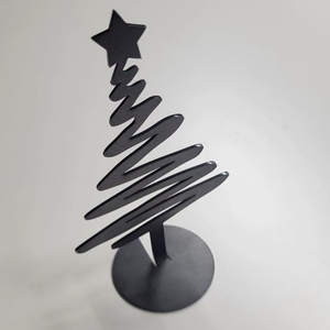 Soporte decorativo de Metal para árbol de Navidad, acabado antiguo, forma de Color personalizada, diseño duradero para decoración festiva de Mesa para el hogar - Product Image 1