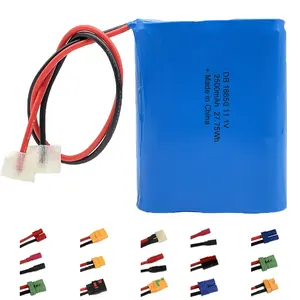 12V 11,1 V 2500mAh 27.75Wh Batería recargable de iones de litio 3S1P Batería de iones de litio 2200mAh 2000mAh 2600mAh 3350mAh 2900mAh 3000mAh