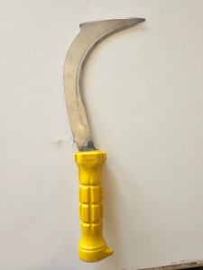 Hache triangulaire légère en acier, lame en acier, manche en bois de 13 pouces, finition polie, 15,5 cm, 150 g, petite hache triangulaire, faucille de désherbage d'extérieur, tranchante - Product Image 4