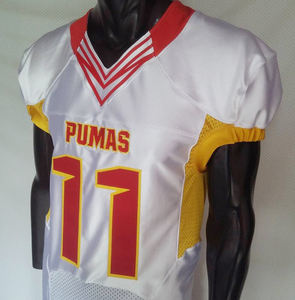 Ensemble d'uniformes de maillot de football américain personnalisés pour hommes à manches courtes 100% polyester de haute qualité - Product Image 2