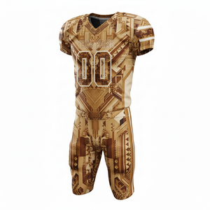 Uniforme de football américain personnalisé, ensemble complet, maillot et pantalon, vêtements de sport d'équipe personnalisés pour hommes, jeunes et adultes - Product Image 3